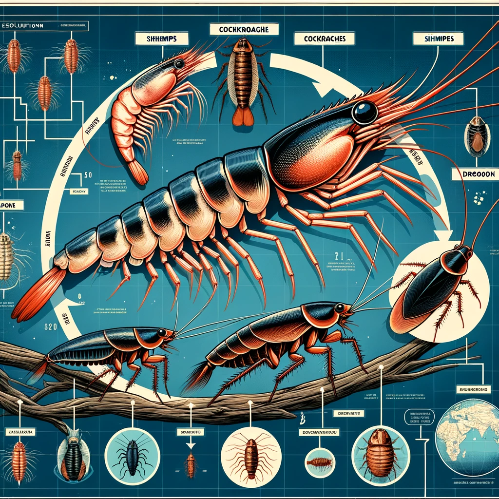 Unraveling Evolutionary Links between shrimps and roaches