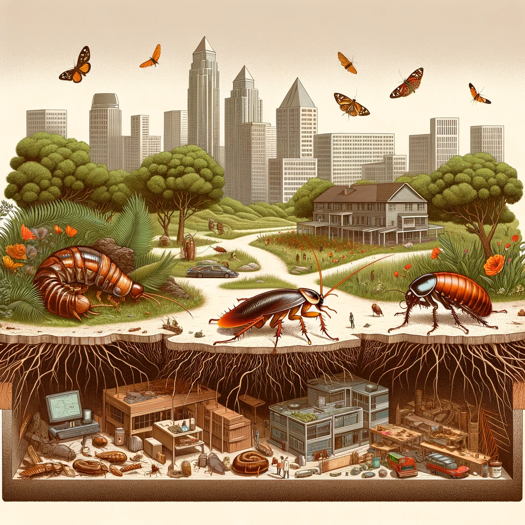 habitat and behavioral patterns of both roaches